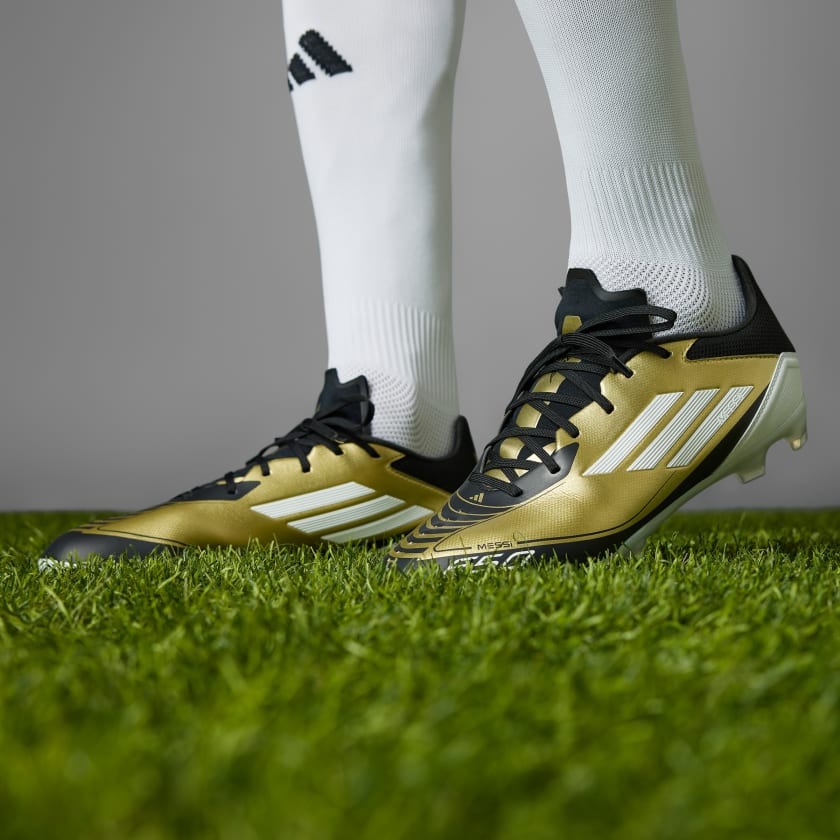 シューズ adidas - adidas Messi F50 Elite FG &quot;Gold llic adidas Messi F50 Elite Firm Ground Soccer Cleats - Gold